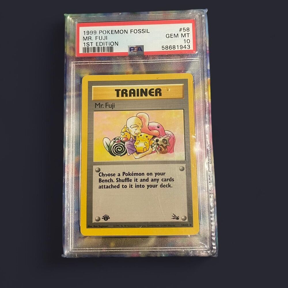 Pokemon 1st Edition PSA 10 Mr. Fuji